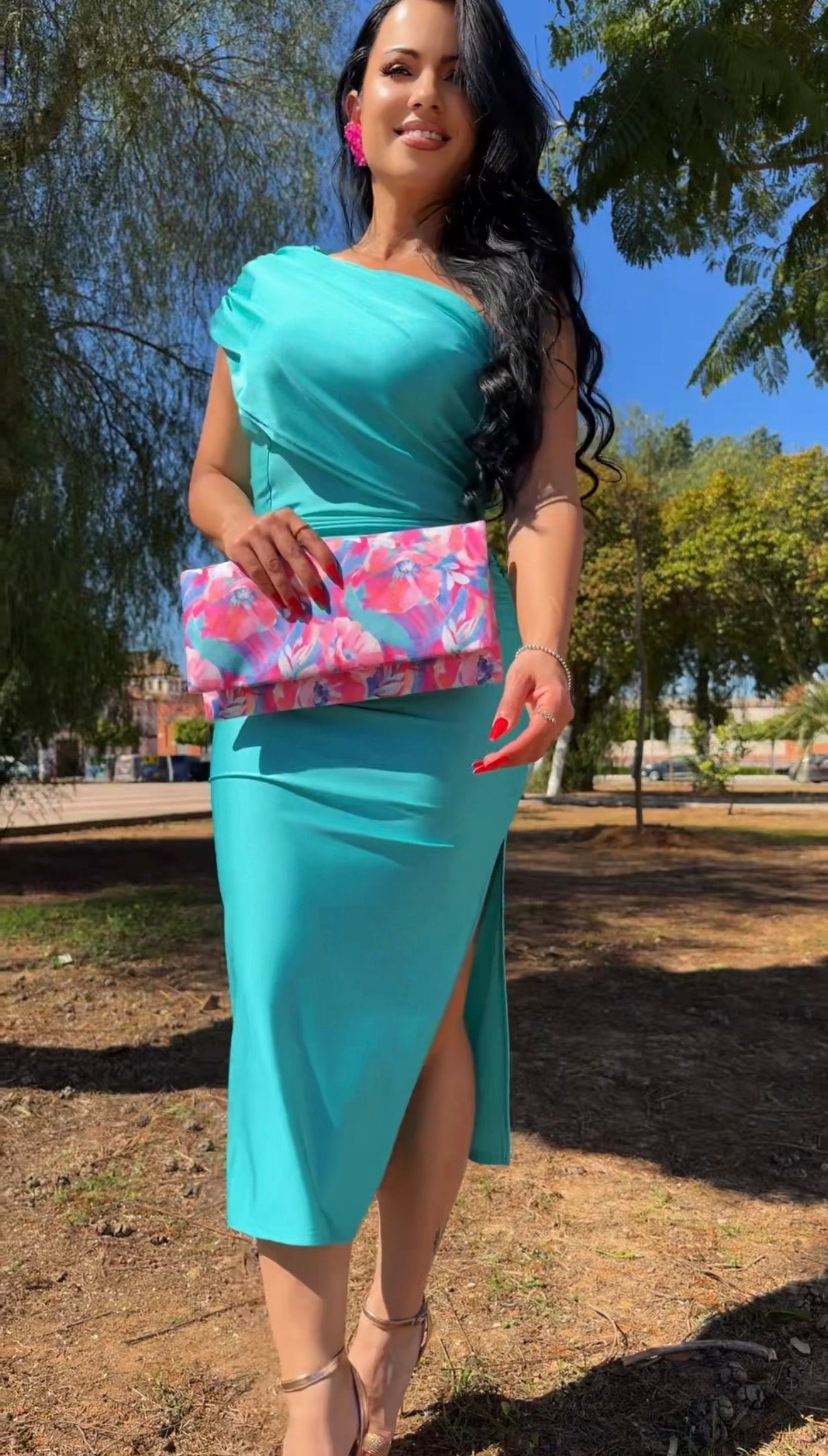 VESTIDO IRIS AGUAMARINA