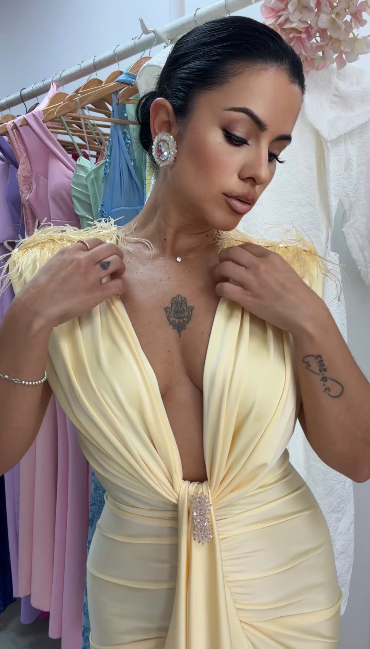 VESTIDO CARINA VAINILLA