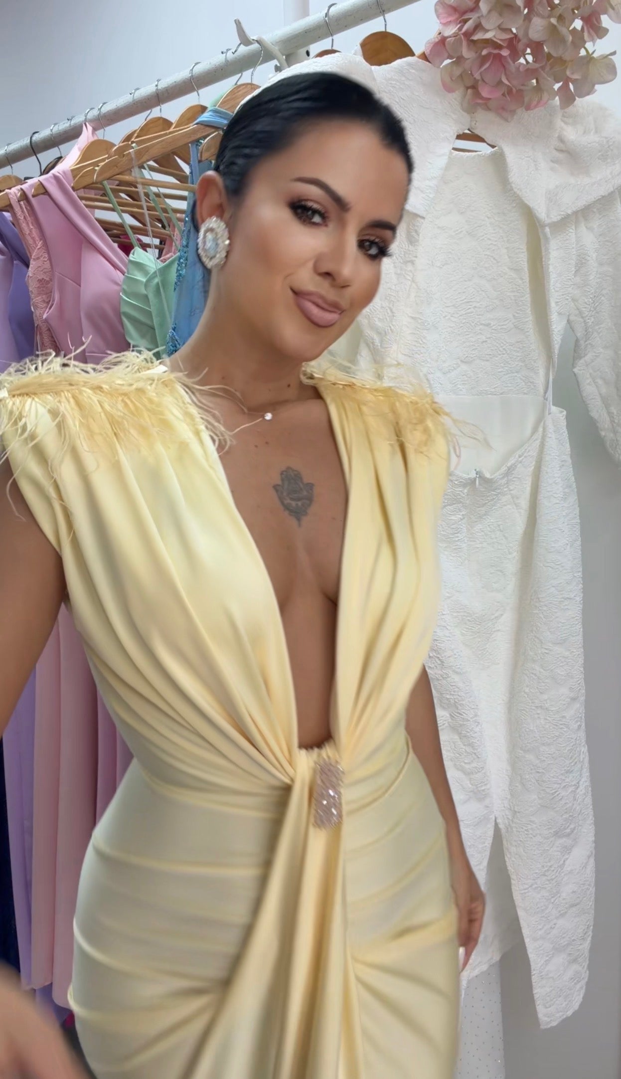 VESTIDO CARINA VAINILLA