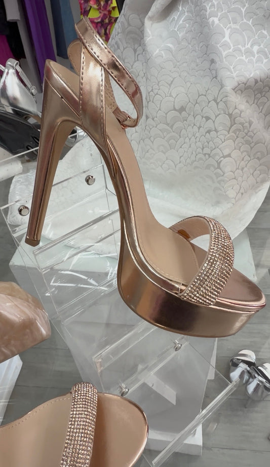 SANDALIA ELEGANT ORO ROSADO