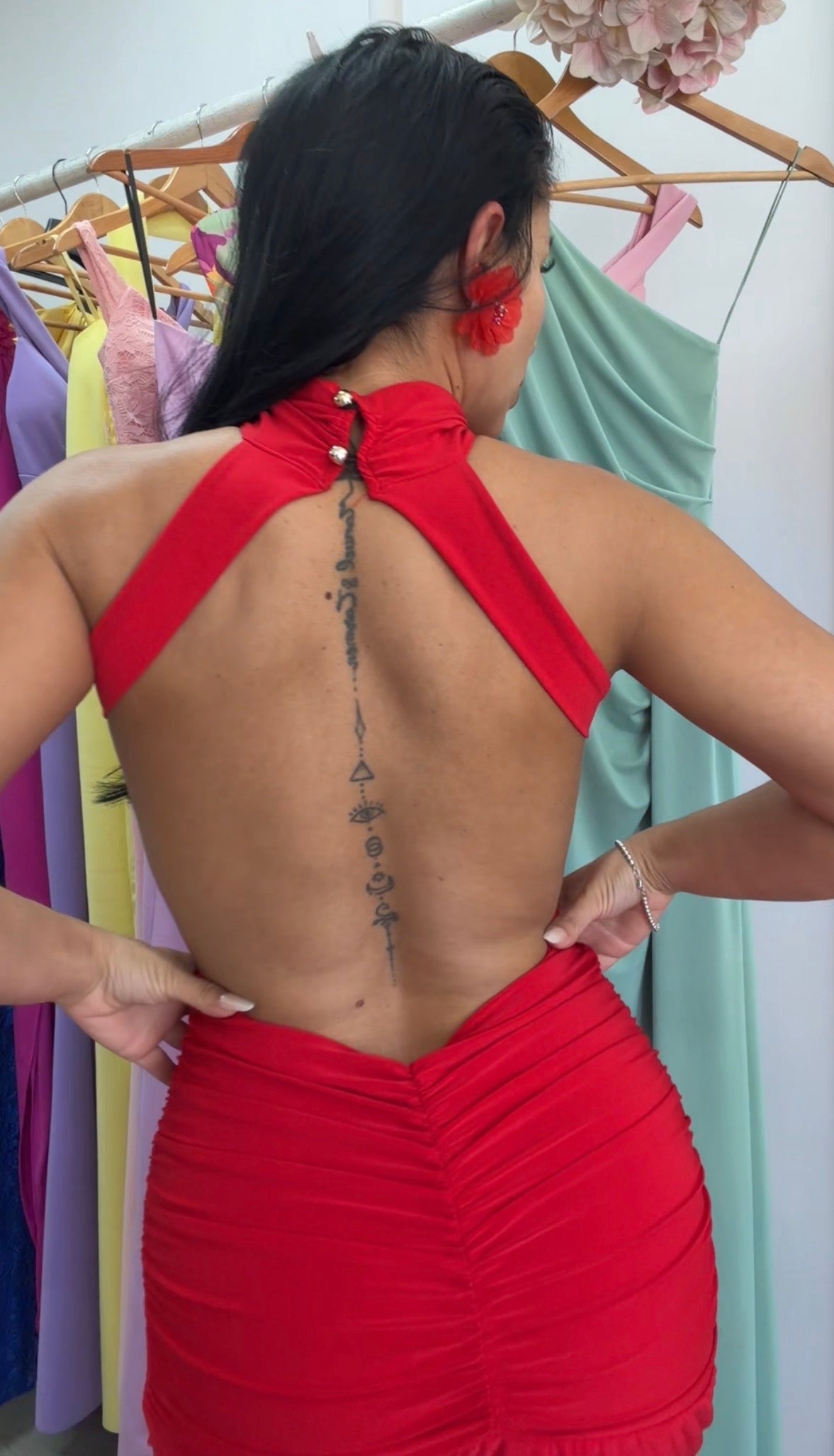 VESTIDO CARMIN